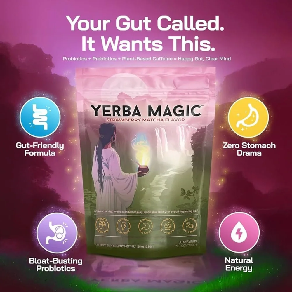 $40 Yerba Magic Strawberry Matcha powder - Picture 3 of 7